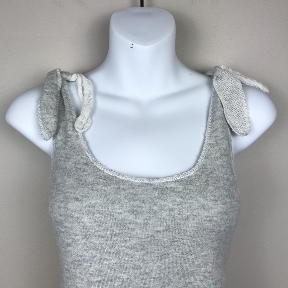 Aerie Lace Back Shoulder Tie Tank Top - Size M - Picture 2 of 4